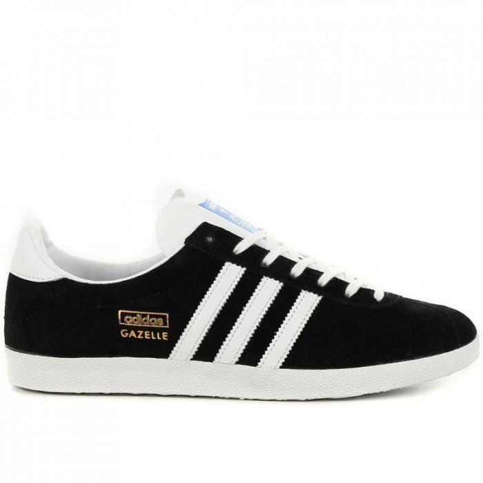 adidas gazelle noir blanc pas cher